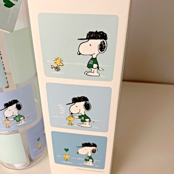 2025 STARBUCKS X PEANUTS Gratitude & Compassion Plastic Water Bottle 24 oz NEW - Picture 3 of 7
